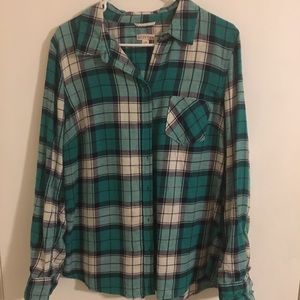 Merona plaid long sleeve
